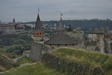 Fototapeta premium view of the old fortress