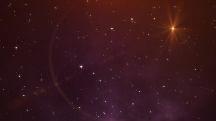 Space and Stars Background.