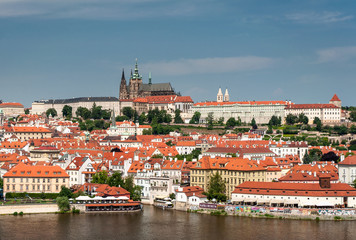 Prague Castle in summer
