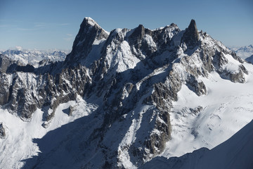 Fototapeta na wymiar Alpine landscape in Haute Savoie, France