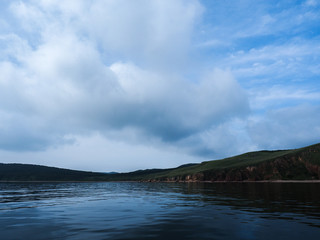 mountains and water