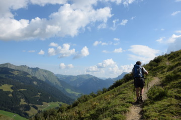 Fototapeta na wymiar Aufstieg zum Zafernhorn