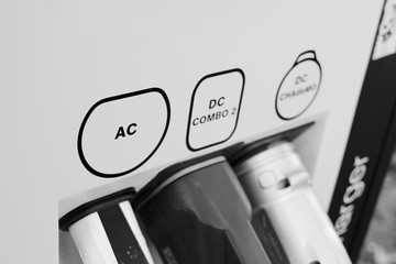 Electric car charging point