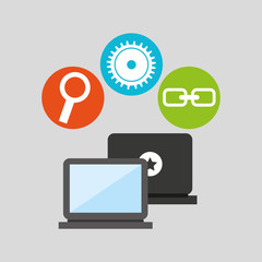 technology social media concept vector illustration eps 10