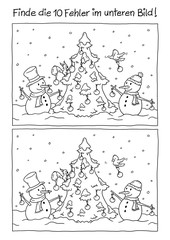 Fehlerbild Weihnachten