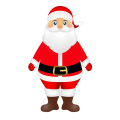 Santa Claus on white background vector