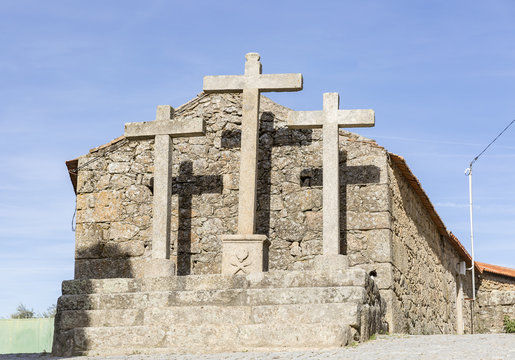 Calvary and Crosses of the Sacred Way in Bemposta village (Penamacor), Castelo Branco District, Portugal