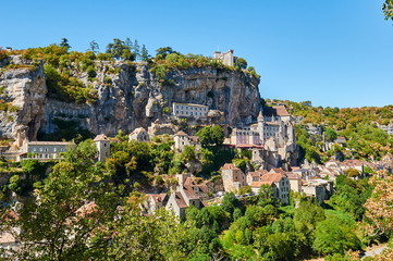 Fototapeta na wymiar The ancient Citte of Rocamadour