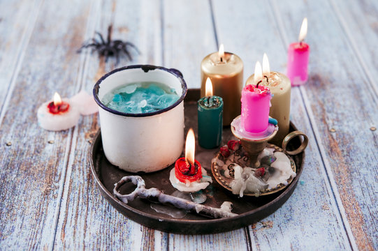 Andrzejki - St Eve. Andrew - omens of wax, lost wax by key 