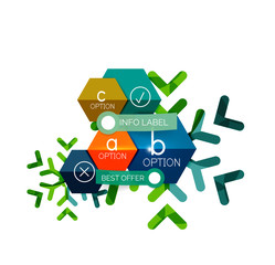 Christmas infographic business templates