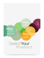 Circle abstract background