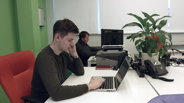 Support Answers the Phone in the Office