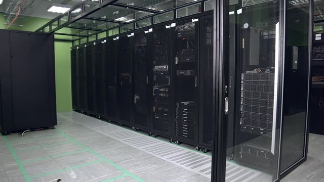 Server Cabinets in the Server Room