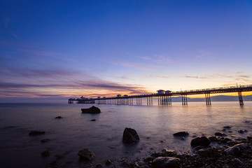 Obraz premium Llandudno Pier at Sunrise
