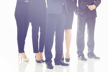 concept of teamwork. friendly support and confidence