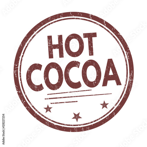 Download "Hot cocoa sign or stamp" Stock image and royalty-free ...