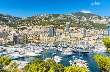 World Fair MYS Monaco Yacht Show, Port Hercules, luxury megayachts, many shuttles, taxi boat,...
