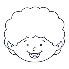 Boy cartoon icon. Kid childhood little people and person theme. Isolated design. Vector illustration