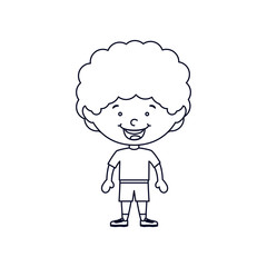 Boy cartoon icon. Kid childhood little people and person theme. Isolated design. Vector illustration