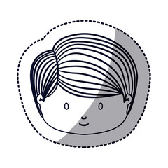 Boy cartoon icon. Kid childhood little people and person theme. Isolated design. Vector illustration