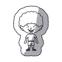 Boy cartoon icon. Kid childhood little people and person theme. Isolated design. Vector illustration