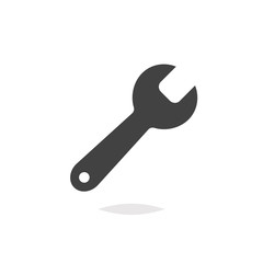 Wrench icon vector