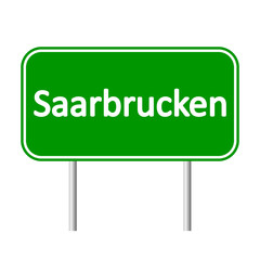 Saarbrucken road sign.