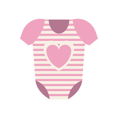 Cloth icon. Baby object child childhood infant theme. Isolated design. Vector illustration