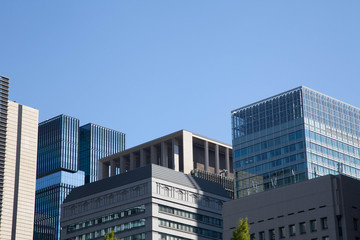 Obraz premium Skyscraper of business and financial district