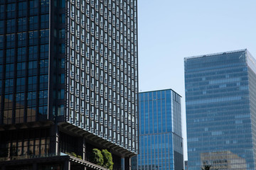 Obraz premium Skyscraper of business and financial district