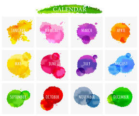 Abstract background watercolor painting.