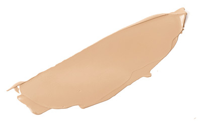 Make up base paint in abstract shape on background