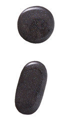 Black color with glitter nail vanish in abstract shape