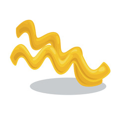 Vector food of wheat. Italian cuisine.