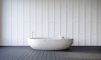 Fototapeta na wymiar Bath Room / Modern / 3D Render Image