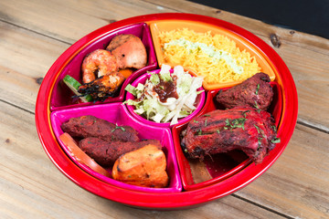 food specialities Mixed Grill Indian Flavor