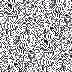 Floral doodle pattern