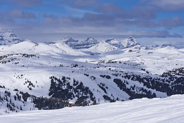 Mountain Ski Resort Banff National Park Alberta Canada