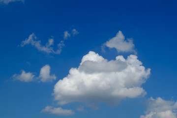 blue sky with cloud