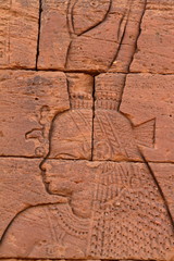 Die Tempel von Naga in der Sahara vom Sudan 