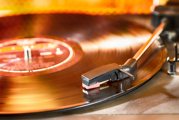 Vintage record player
