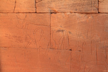 Die Tempel von Naga in der Sahara vom Sudan 