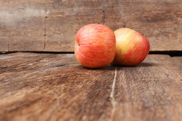 Red Apple Close up,select focus with shallow depth of field 