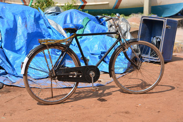 Fototapeta na wymiar Old bike