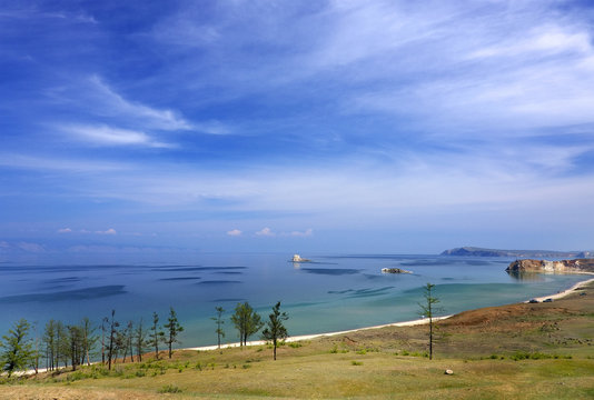 Baikal Lake Landscape, Olkhon Island, Russian Federation