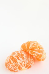 皮を剥いた蜜柑