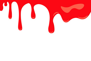 Paint colorful dripping background, vector illustration