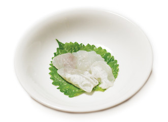 カワハギの刺身