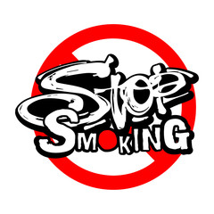 Stop smoking motivation inscription health service conсept.
