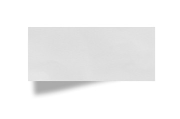 Piece of torn paper, space for copy